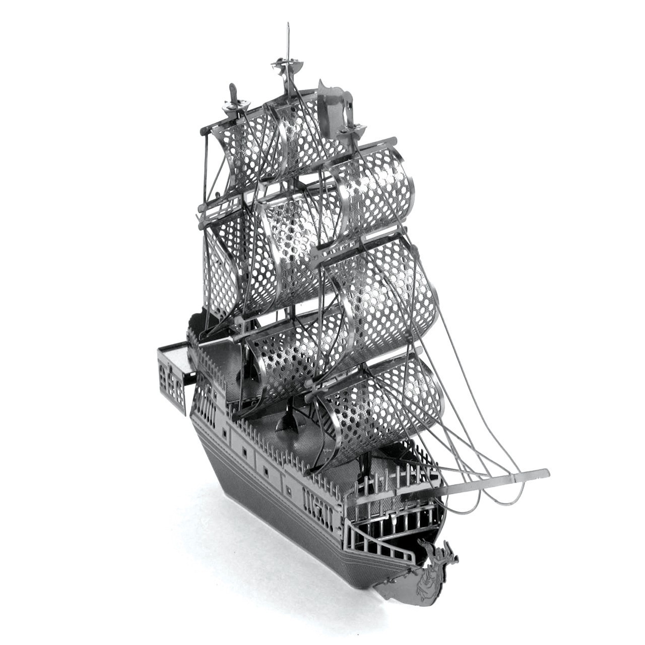 slide 4 of 8, Fascinations Metal Earth The Black Pearl Steel Model Kit, 3.94 in x 0.71 in x 3.15 in