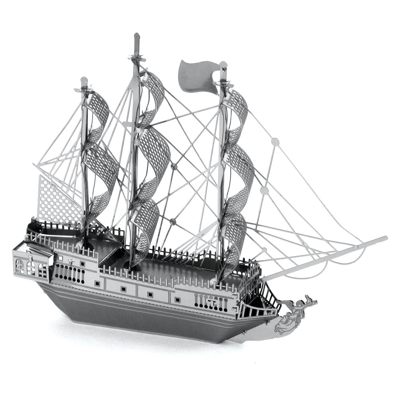 slide 7 of 8, Fascinations Metal Earth The Black Pearl Steel Model Kit, 3.94 in x 0.71 in x 3.15 in