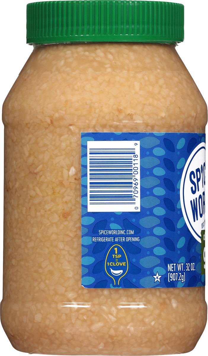 slide 8 of 14, Spice World Minced Garlic in Extra Virgin Olive Oil 32 oz, 32 oz