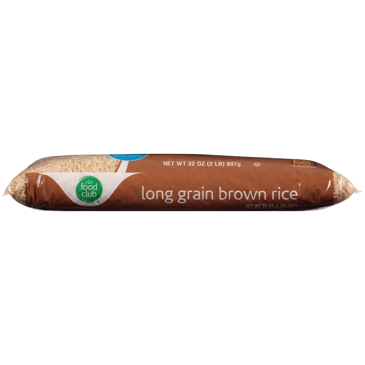 slide 9 of 12, Food Club Long Grain Brown Rice 32 oz, 32 oz