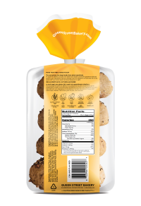 slide 4 of 4, Queen St. Bakery Superfood Chia and Flax Seed Bagels with Benefits 4 ea, 16.37 oz