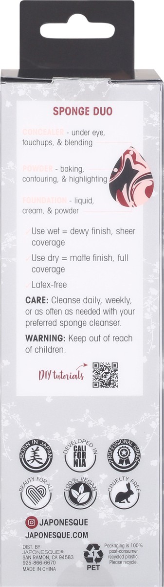 slide 6 of 9, Japonesque Perfect Complexion Sponge Duo 2 1 ea, 1 ct
