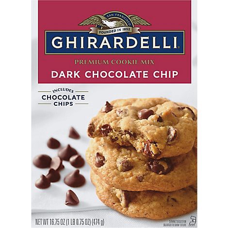 slide 1 of 1, Ghirardelli Dark Chocolate Chip Premium Cookie Mix - 16.75 Oz, 16.75 oz