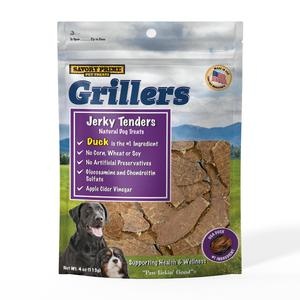 slide 1 of 1, Savory Prime Grillers Duck Jerky Tenders, 4 Oz, 4 oz