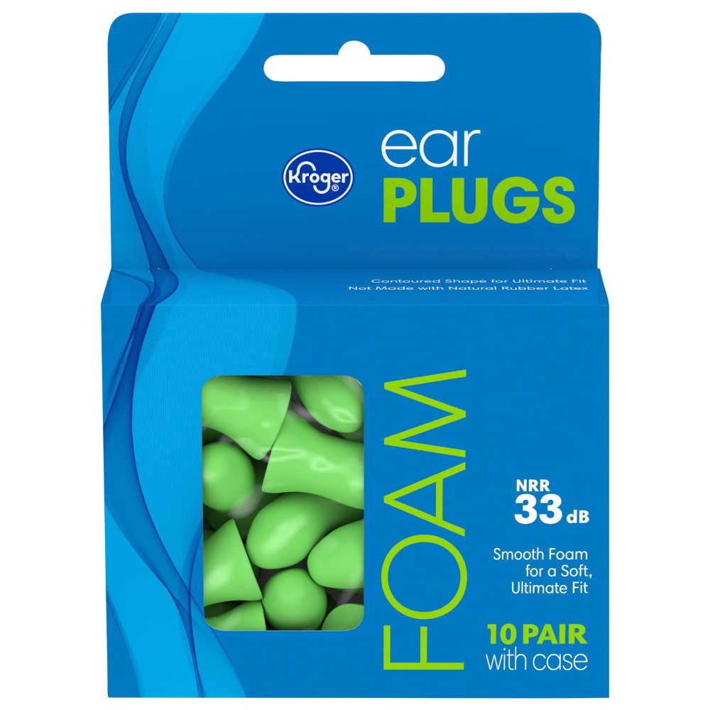 slide 1 of 4, Kroger Foam Ear Plugs, 10 ct