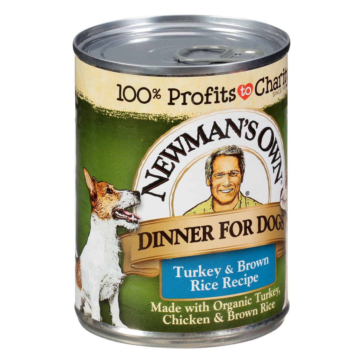 slide 2 of 9, Newman's Own Organic Turkey & Brown Rice Dog Food, 12.7 oz