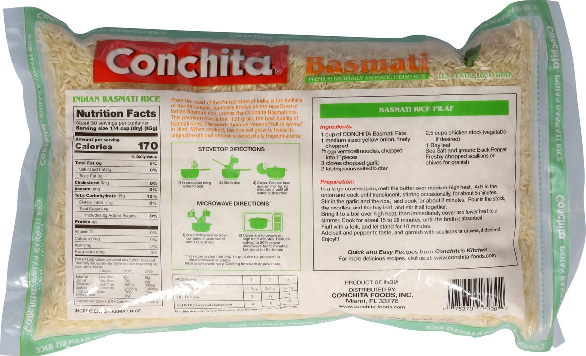 slide 4 of 9, NON BRAND Basmati Rice, 80 oz