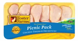 Foster Farms Chicken Thighs & Drumsticks (Picnic Pack)