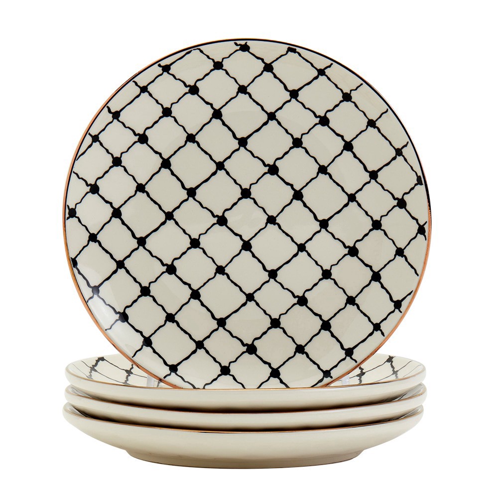 slide 2 of 2, Tabletops Gallery Appetizer Plate Set - Grid, 1 ct