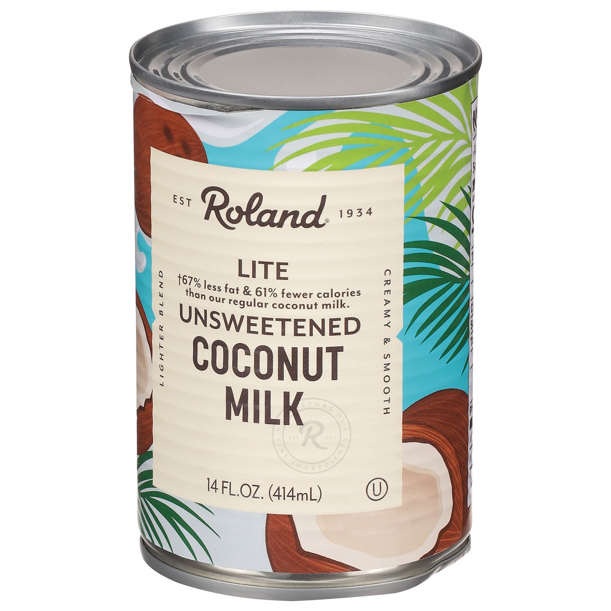 slide 8 of 9, Roland Lite Coconut Milk, 14 oz