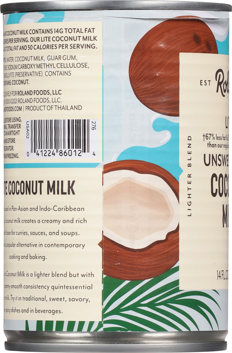 slide 2 of 9, Roland Lite Coconut Milk, 14 oz