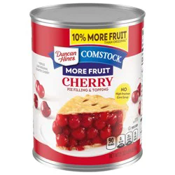 Comstock More Fruit Cherry Pie Filling and Topping, 21 oz.