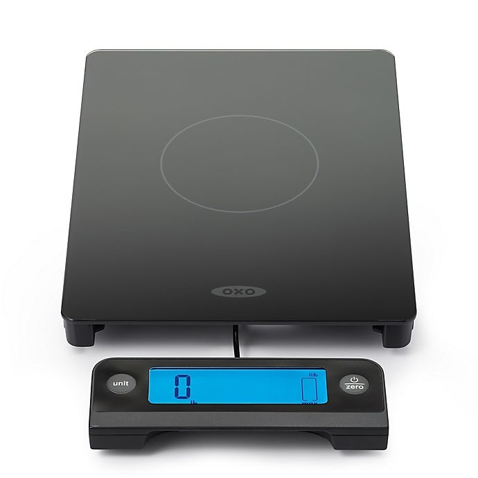 slide 5 of 5, OXO Good Grips Glass Scale with Pull-Out Digital Display - Black, 1 ct
