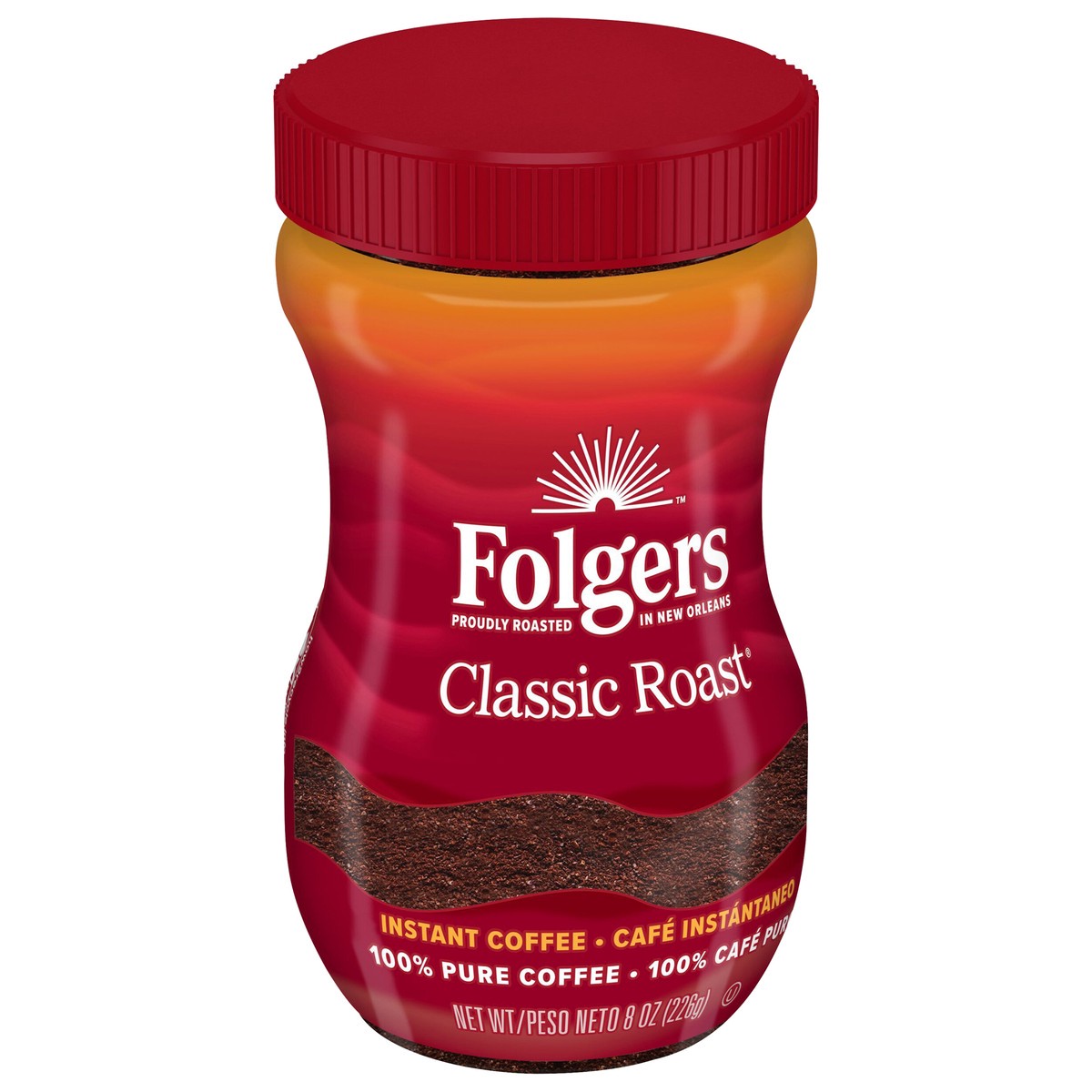 slide 6 of 11, Folgers Instant Coffee - 8 oz, 8 oz