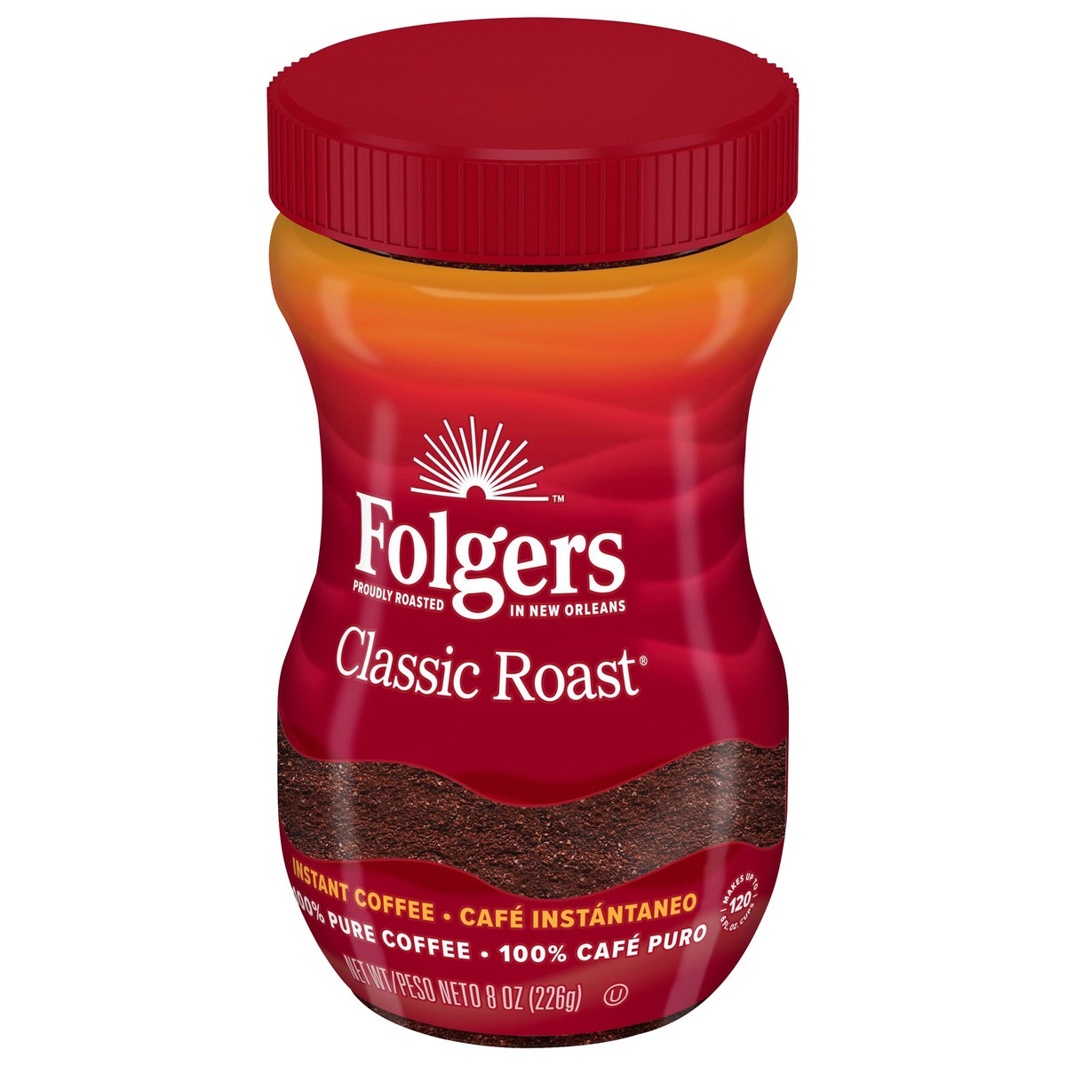 slide 3 of 11, Folgers Instant Coffee - 8 oz, 8 oz