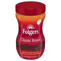 Folgers Instant Coffee - 8 oz