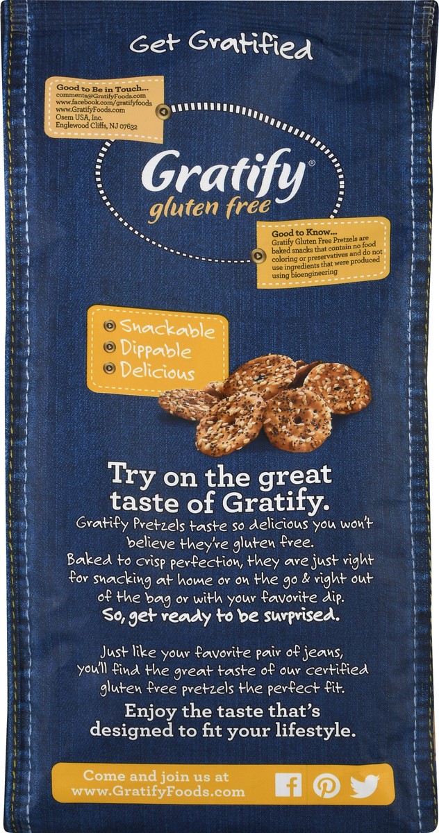 slide 9 of 13, Gratify Gluten Free Everything Thins Pretzels 10.5 oz, 10.5 oz
