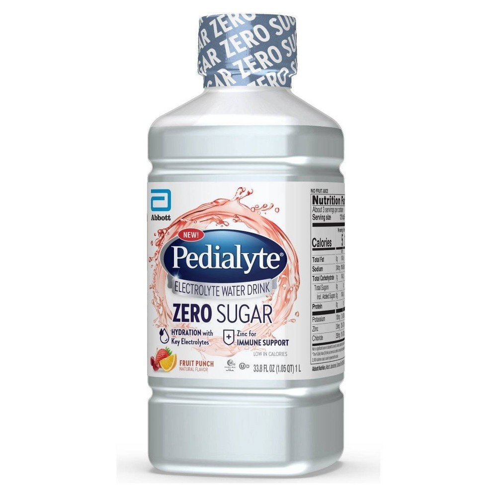 Pedialyte Zero Sugar Electrolyte Solution 33.8 fl oz Shipt