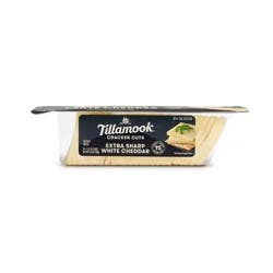 Tillamook Cracker Cuts Extra Sharp White Cheddar Cheese Slices