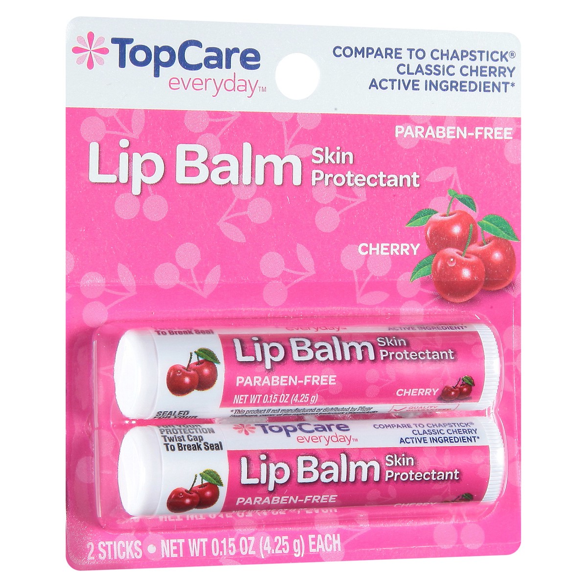 slide 12 of 13, TopCare Everyday Skin Protectant Cherry Lip Balm 2 ea, 2 ct