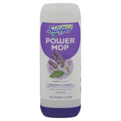 Swiffer Power Mop Refill Solution, Tile, Vinyl, Laminate, Wood, Floor Cleaner, Lavender, 25.3oz