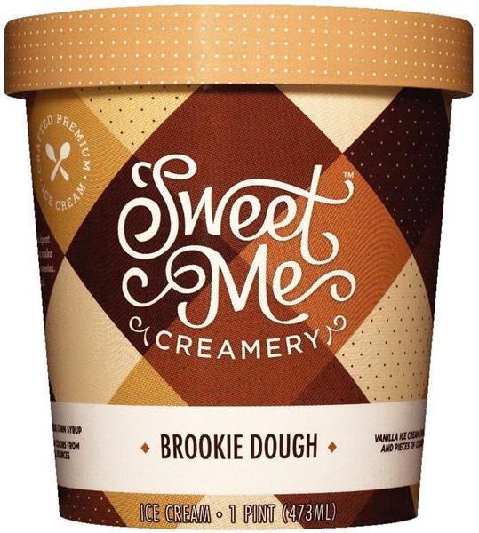 slide 1 of 1, Sweet Me Creamery Ice Cream Brookie Dough, 16 fl oz