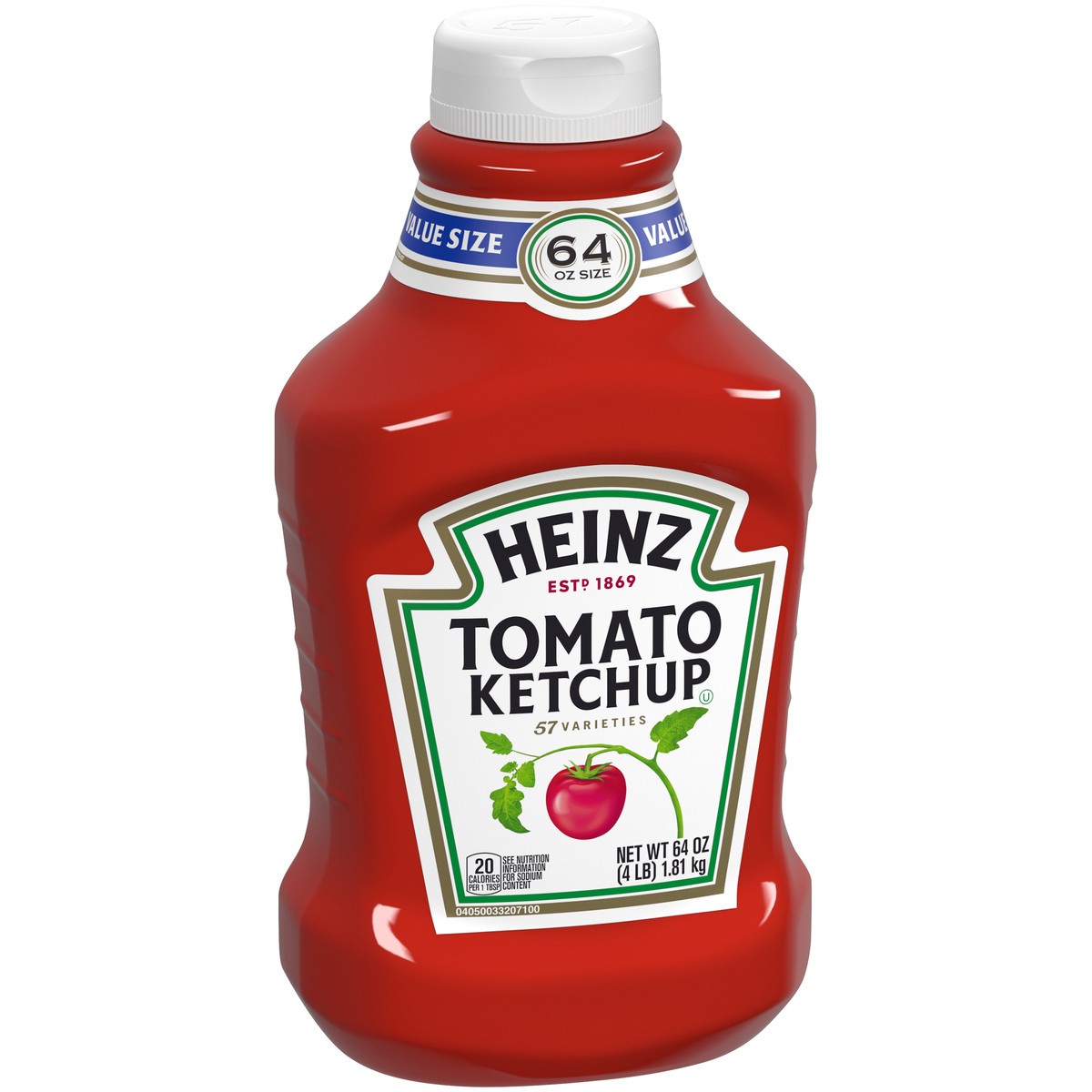 slide 5 of 9, Heinz Tomato Ketchup Value Size, 64 oz Bottle, 64 oz