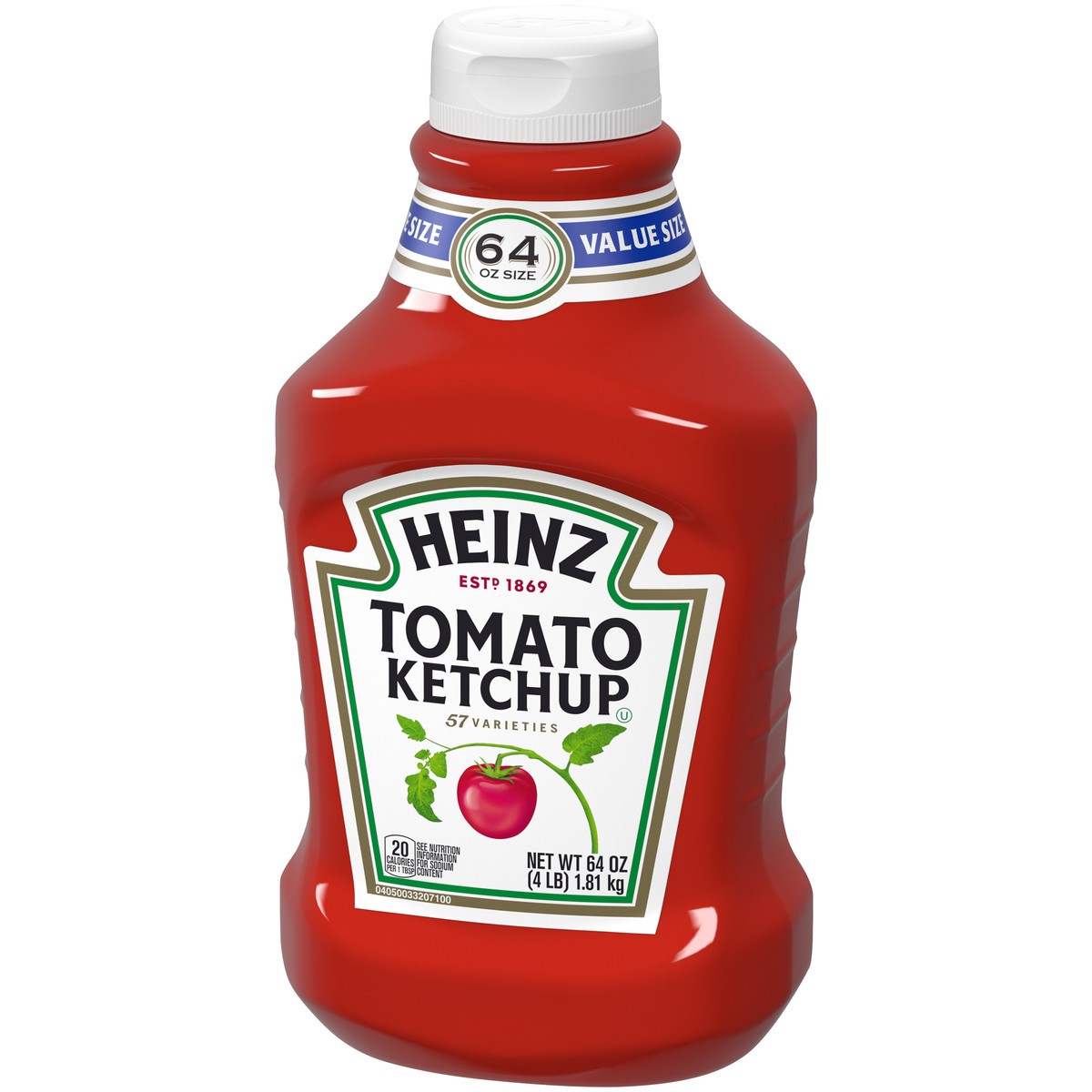 slide 6 of 9, Heinz Tomato Ketchup Value Size, 64 oz Bottle, 64 oz