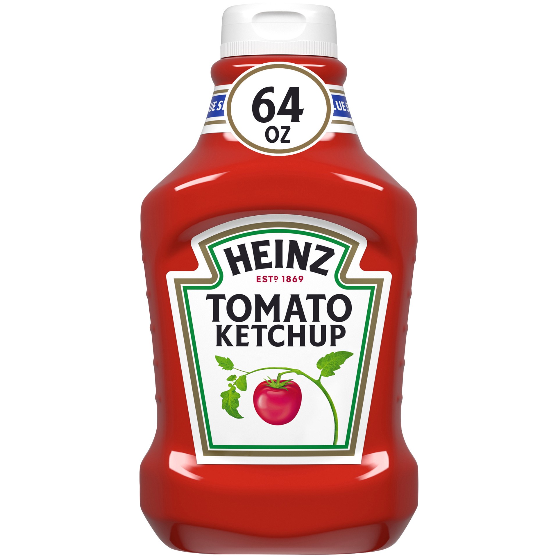 slide 1 of 9, Heinz Tomato Ketchup Value Size, 64 oz Bottle, 64 oz