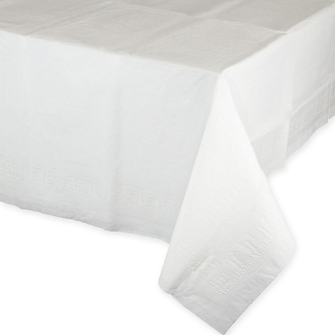 slide 1 of 1, Table Cover With All Paper 3ply 54x10, 1 ct