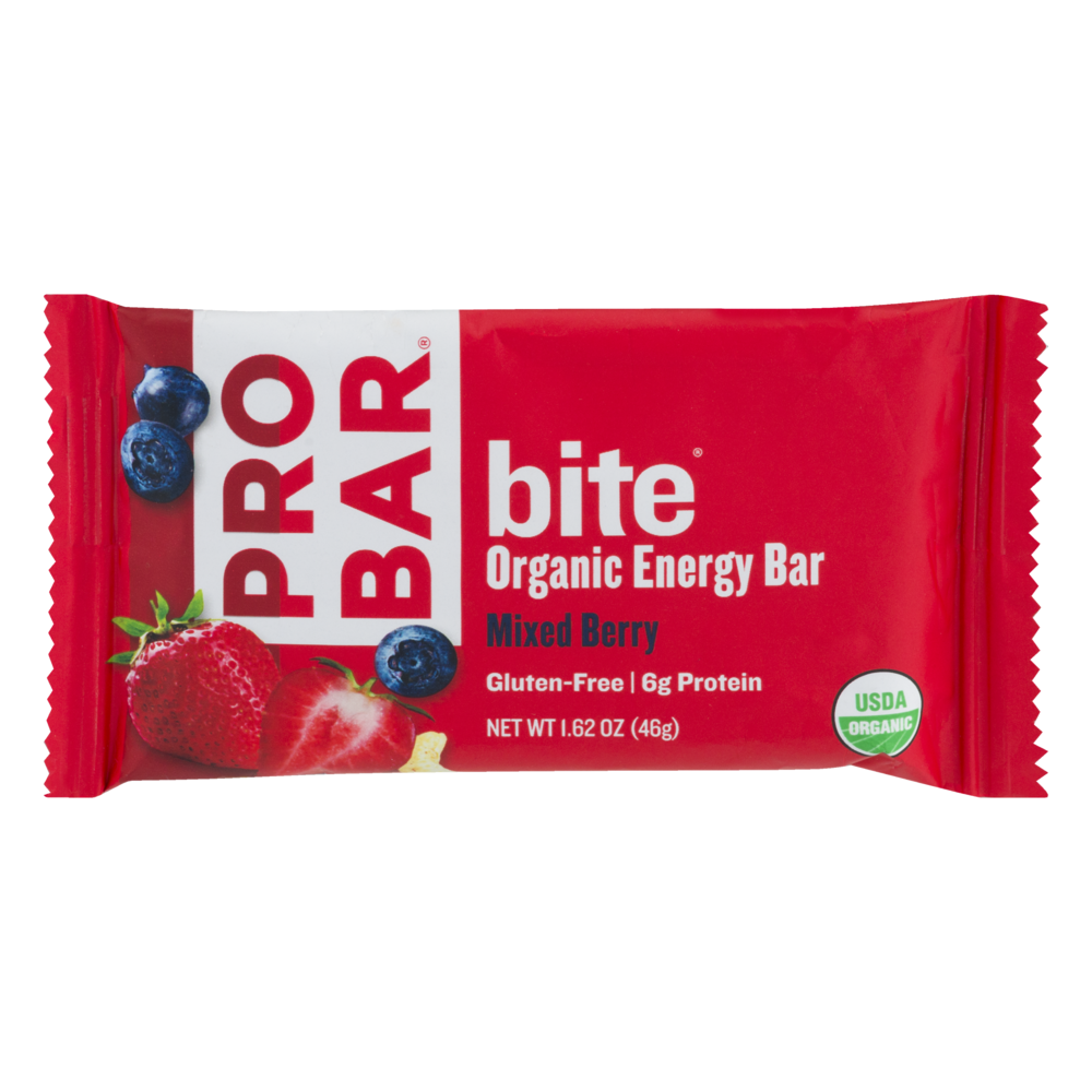 slide 1 of 1, ProBar Bite Organic Energy Bar Mixed Berry, 1.62 oz