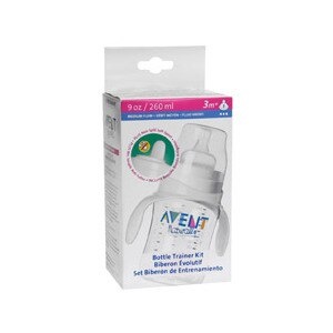 slide 1 of 1, Avent Bottle Trainer Kit 9-Ounce Medium Flow, 1 ct