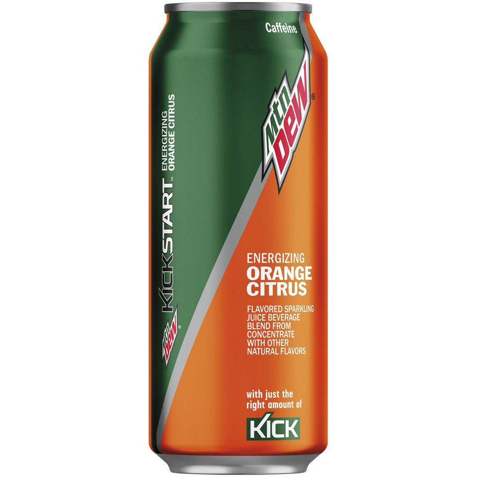 Mountain Dew Kickstart Energizing Orange Citrus Sparkling Juice