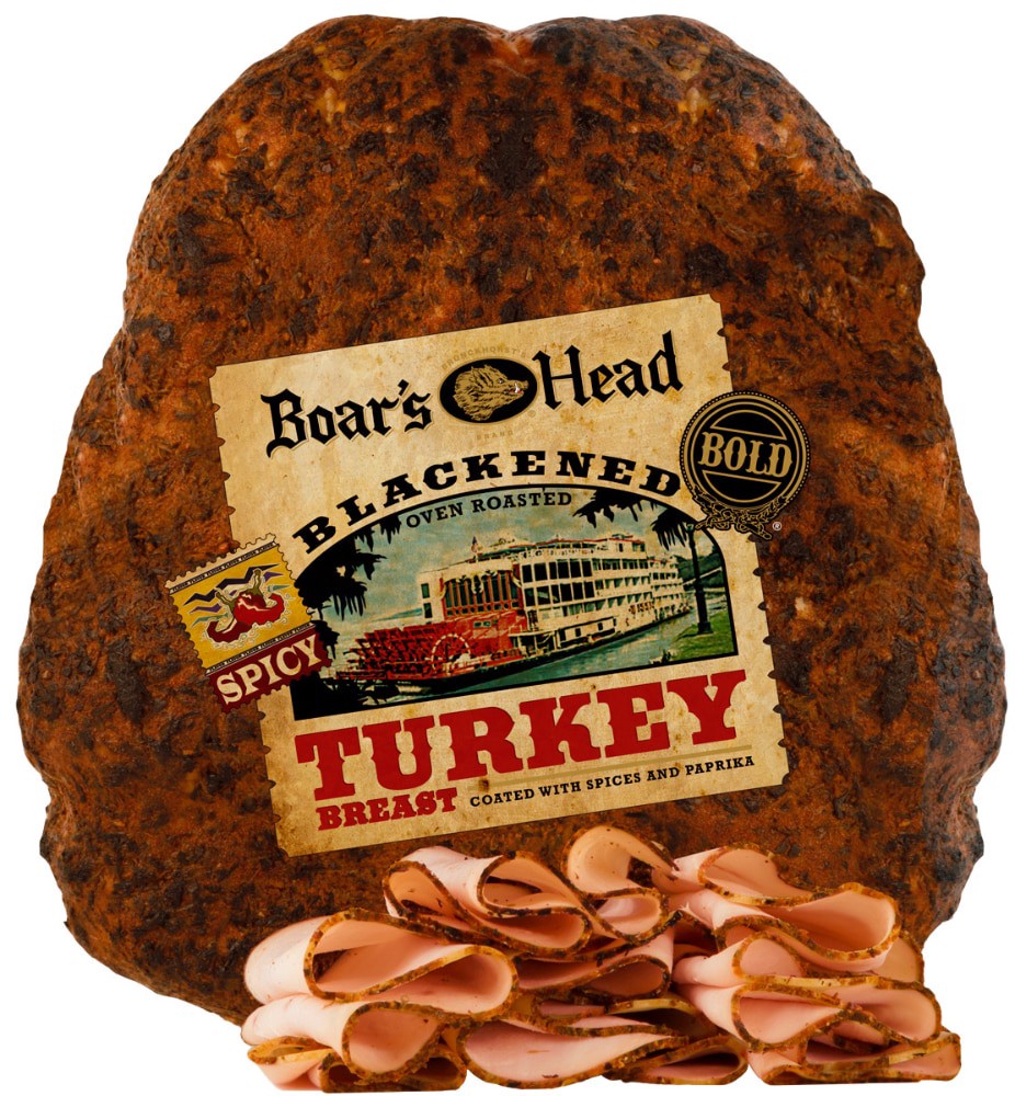 slide 1 of 2, Boar's Head Blackened Turkey Breast, 1 lb, per lb