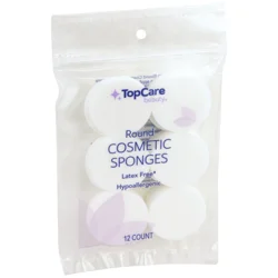 TopCare Round Cosmetic Sponges, Latex Free