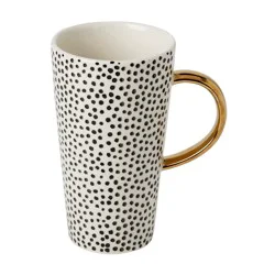 Tabletops Gallery Latte Mug - Dots