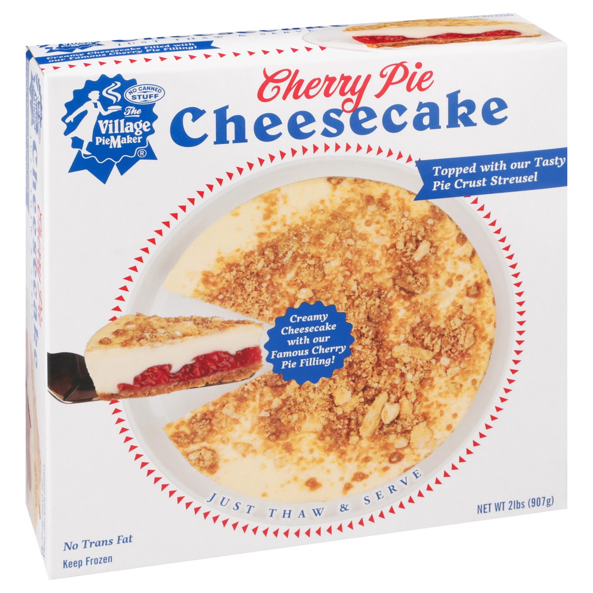 slide 5 of 12, The Village PieMaker The Village Pie Maker Cherry Pie Cheesecake, 32 oz