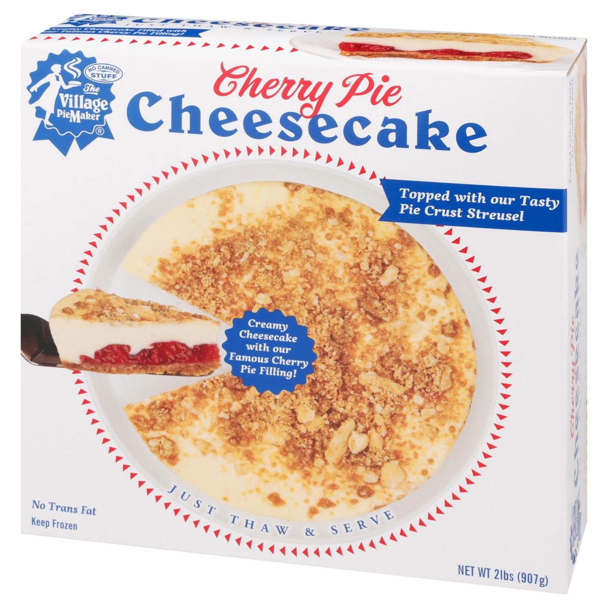 slide 3 of 12, The Village PieMaker The Village Pie Maker Cherry Pie Cheesecake, 32 oz