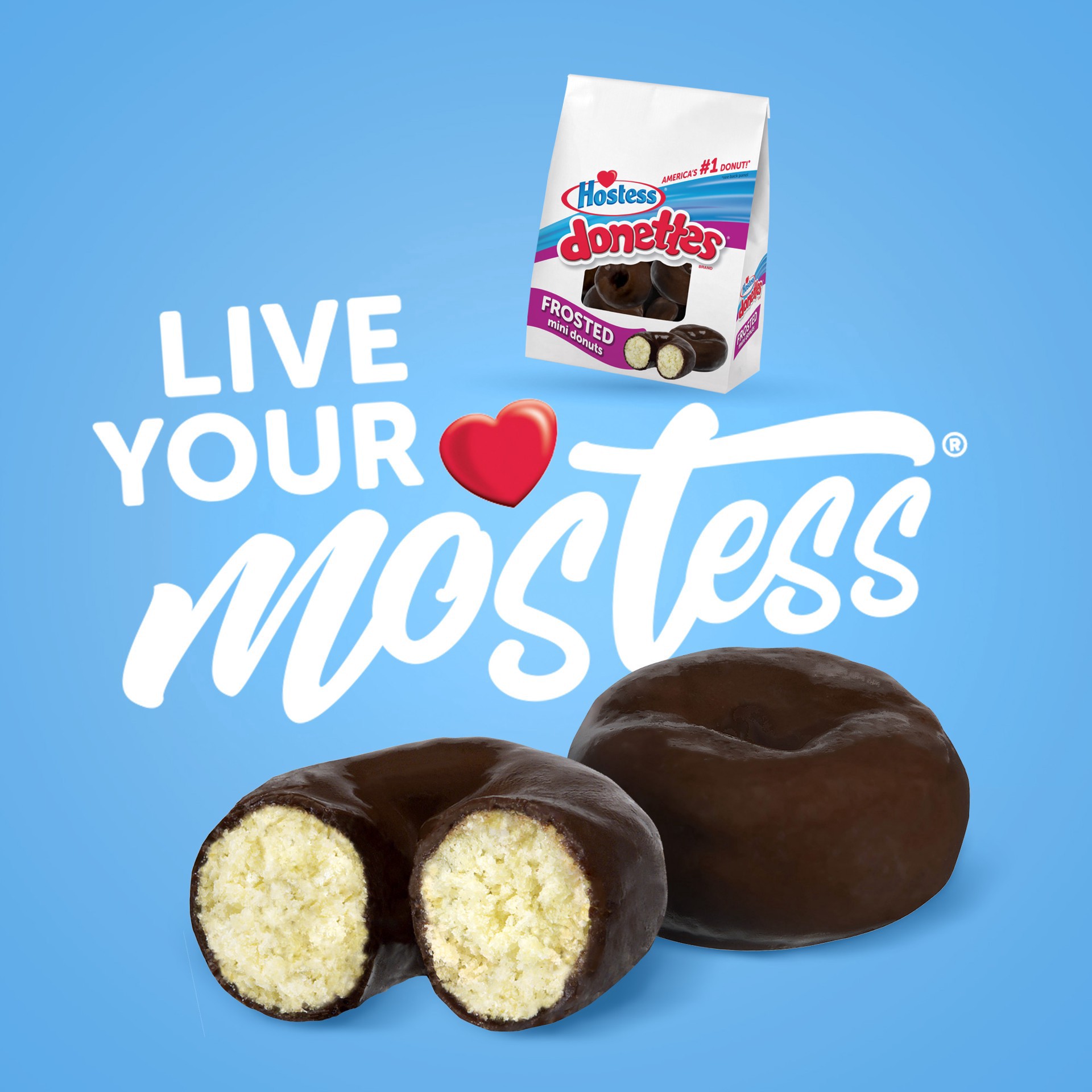 slide 20 of 29, HOSTESS Frosted Mini DONETTES Bag, Chocolate Breakfast Treats, 11.25 oz