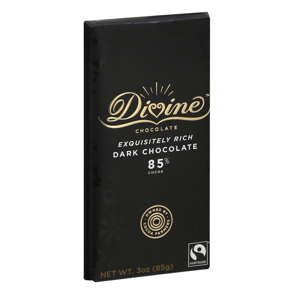 slide 5 of 9, Divine Chocolate Dark Chocolate 3 oz, 3 oz