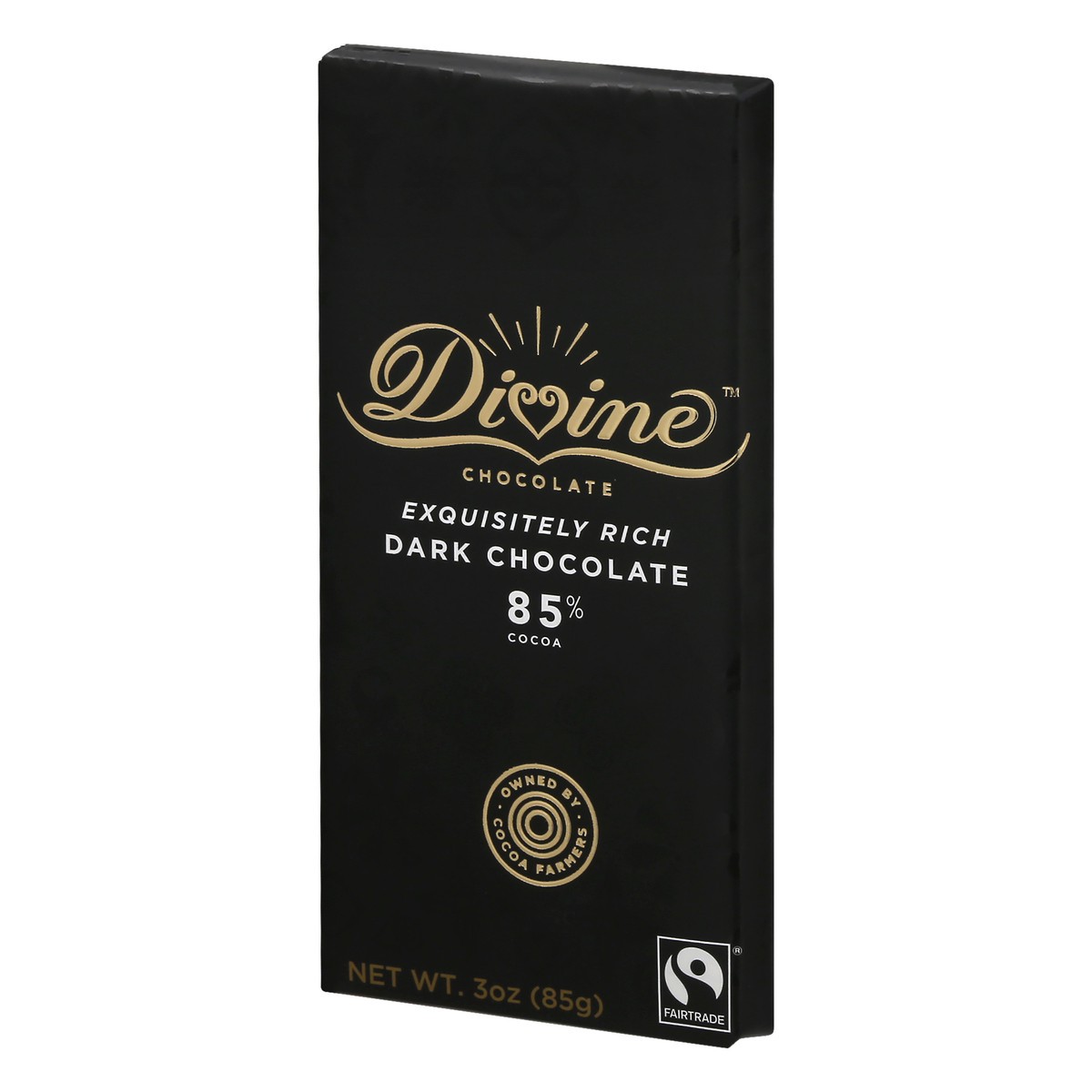 slide 7 of 9, Divine Chocolate Dark Chocolate 3 oz, 3 oz