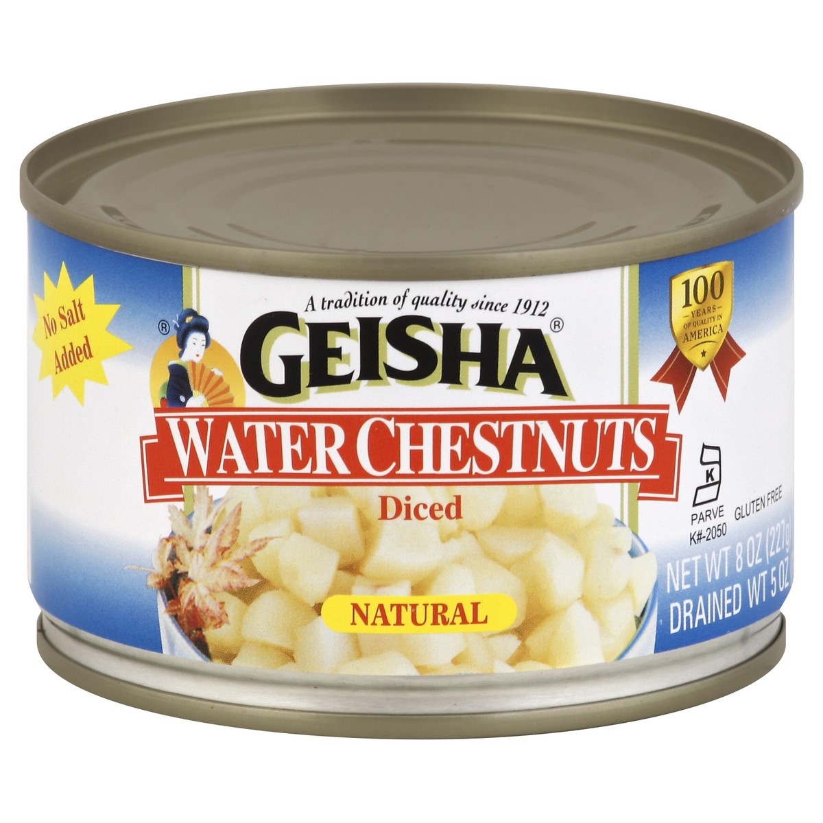 slide 3 of 3, Geisha Water Chestnuts 8 oz, 8 oz