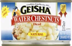 Geisha Water Chestnuts 8 oz
