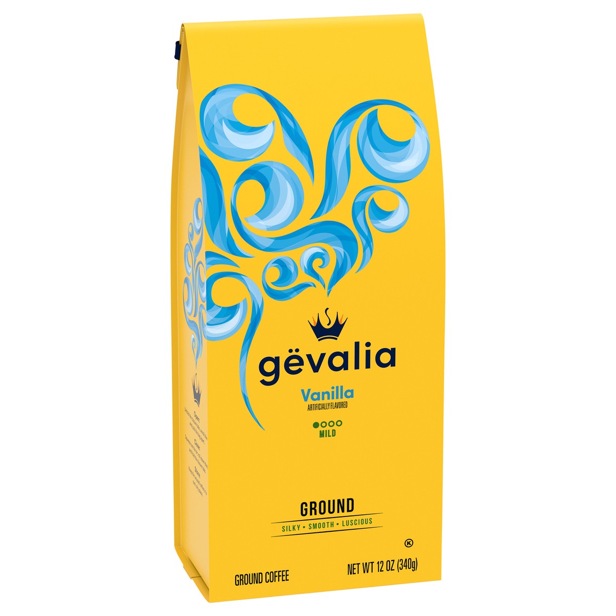 slide 9 of 9, Gevalia Vanilla Flavored Mild Roast Ground Coffee, 12 oz. Bag, 12 oz