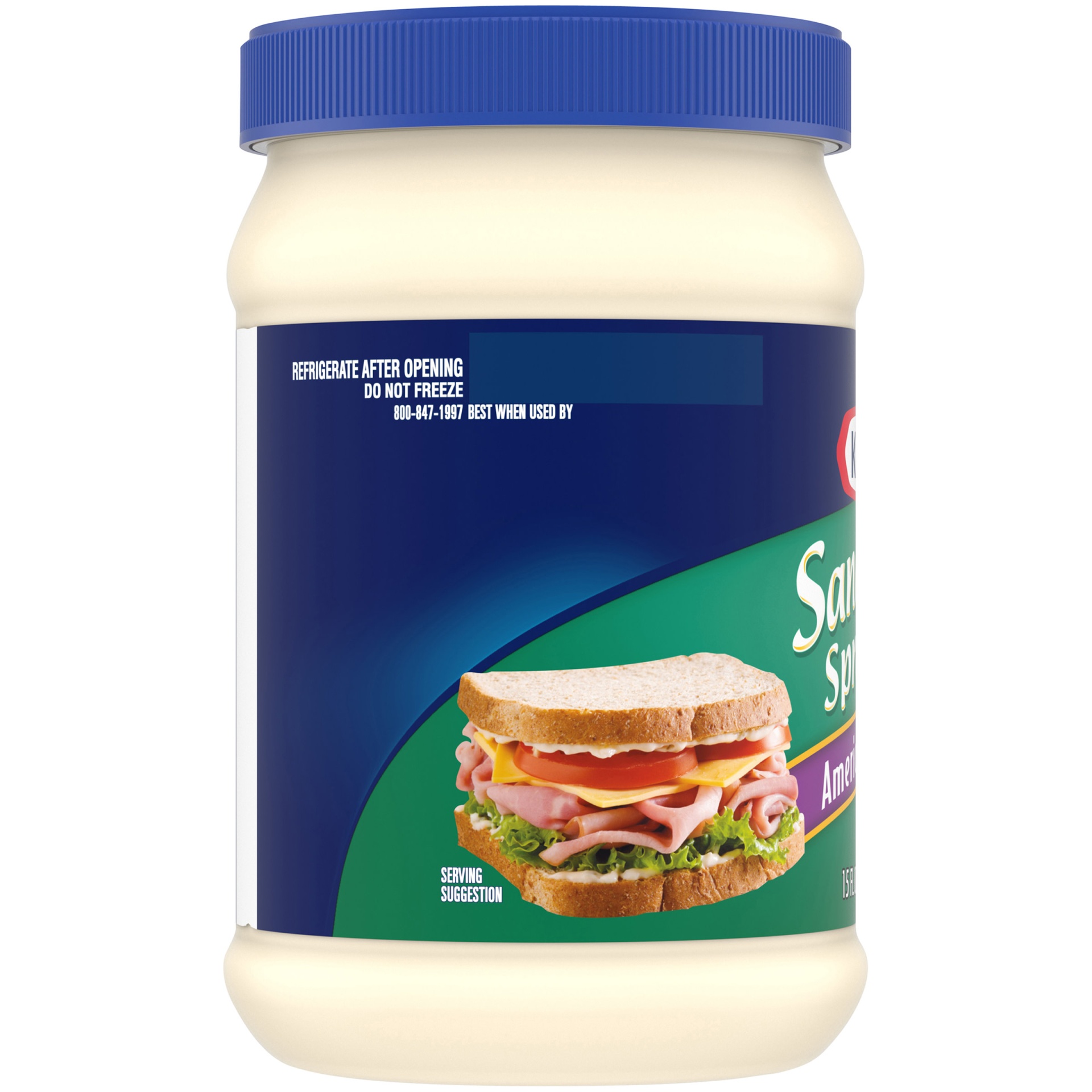 slide 6 of 7, Kraft America's Favorite Sandwich Spread Jar, 15 fl oz