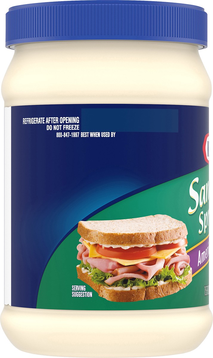 slide 7 of 9, Kraft America's Favorite Sandwich Spread, 15 fl oz Jar, 15 fl oz
