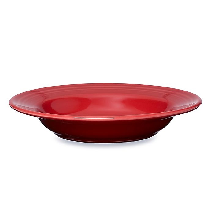 slide 1 of 3, Fiesta Rim Soup Bowl - Scarlet, 1 ct