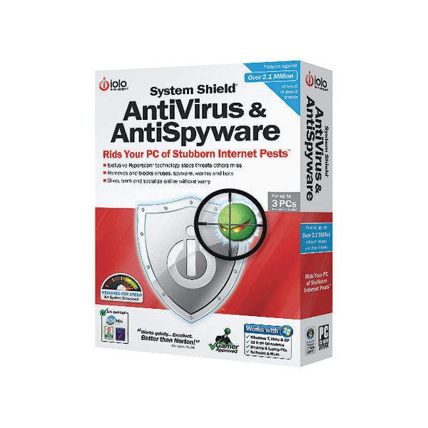 slide 2 of 3, iolo technologies iolo technologies® System Shield Antivirus And Antispyware, Disc, 1 ct