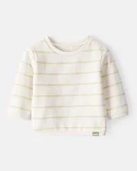 Carter's Baby Boy DayDream Fleece Long-Sleeve Pullover Sweatshirt - Ivory Ivory 3M