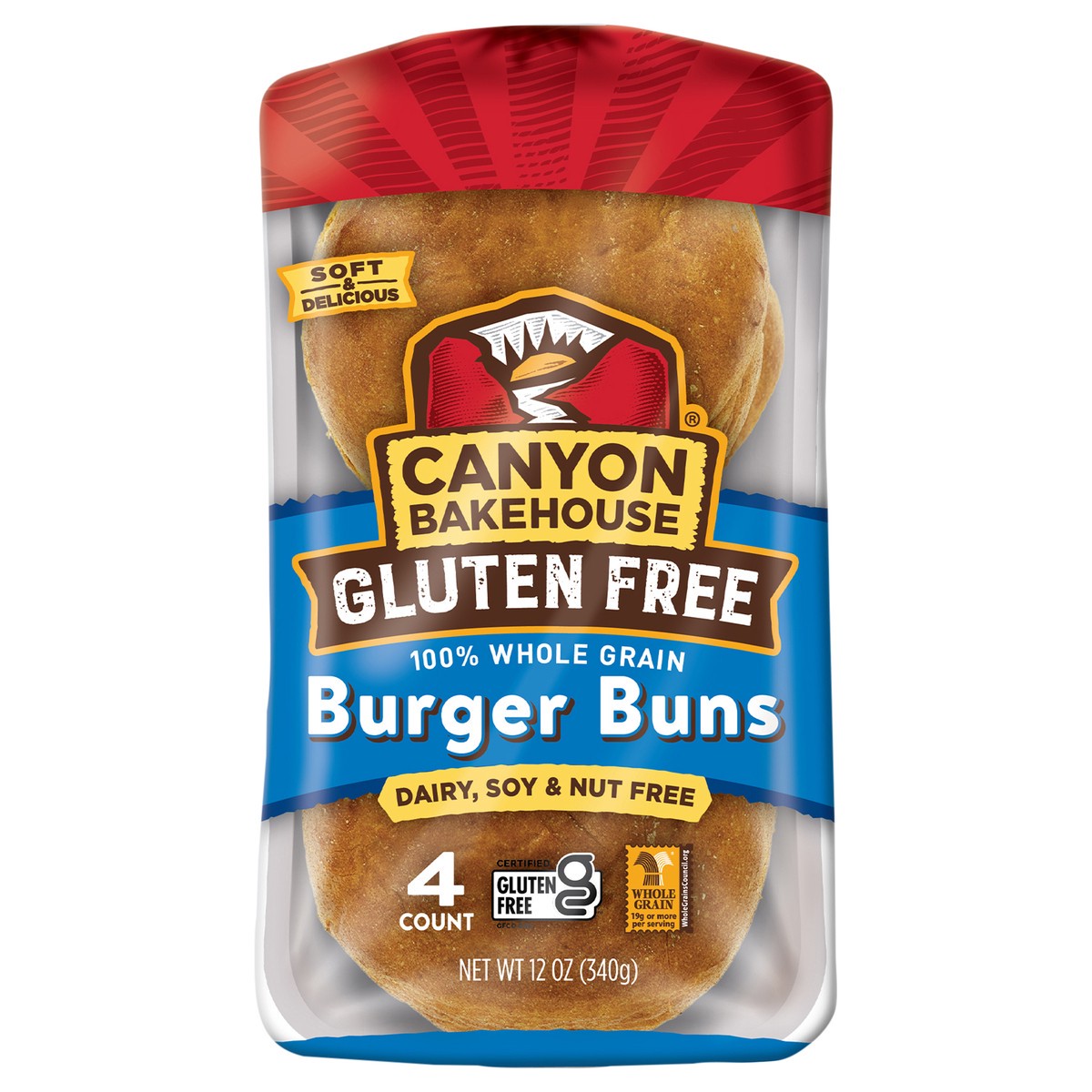 slide 1 of 8, Canyon Bakehouse Gluten Free Ancient Whole Grain Bread 15 oz. Bag, 12 oz